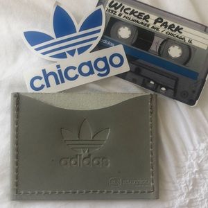 *NWOT ADIDAS Genuine Leather Card Holder/Wallet
